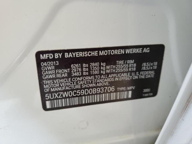 5UXZW0C59D0B93706 BMW X5 Xdrive35d