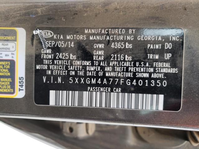 5XXGM4A77FG401350 KIA Optima Lx