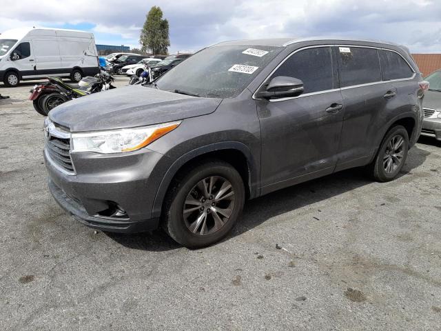 VIN 5TDKKRFH8ES037385 2014 Toyota Highlander, Xle no.1