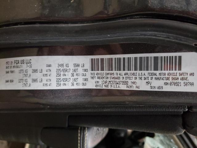 1C4PJMCS7GW373592 Jeep Cherokee Latitude
