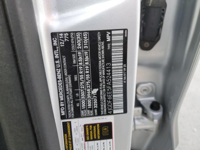 2015 MERCEDES-BENZ GL 450 4MA - 4JGDF6EE5FA524413