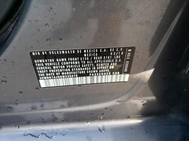 2016 VOLKSWAGEN JETTA SE - 3VWD67AJ0GM335070
