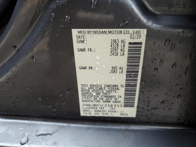 1N4BL4BV7LC216355 Nissan ALTIMA S