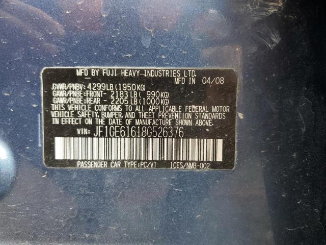 JF1GE61618G526376 Subaru Impreza 2.5i