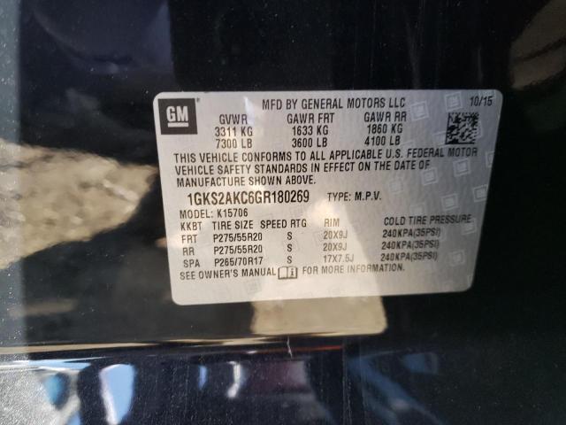 1GKS2AKC6GR180269 GMC Yukon
