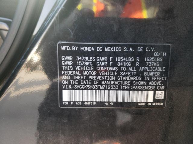 2015 HONDA FIT EX - 3HGGK5H83FM712333