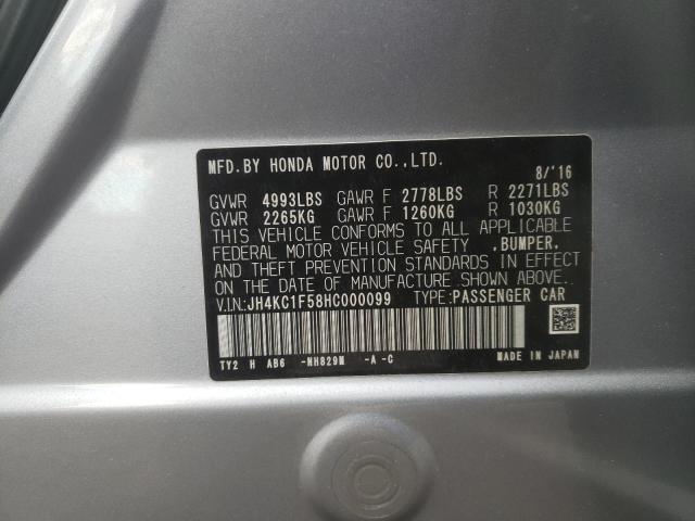 JH4KC1F58HC000099 Acura RLX TECH