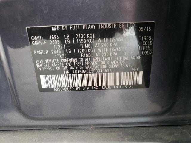 4S4BSACC3F3341524 Subaru Outback 2.5i Premium