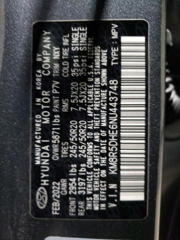 2022 HYUNDAI PALISADE L - KM8R5DHE6NU443748