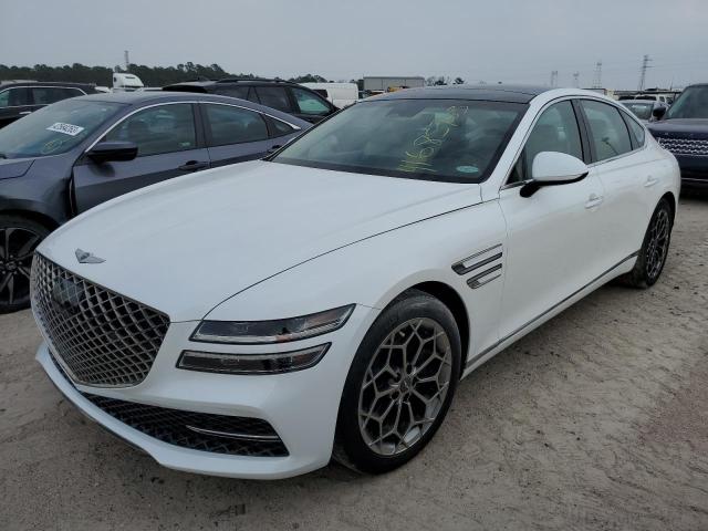 Genesis salvage cars for sale: 2021 Genesis G80 Base