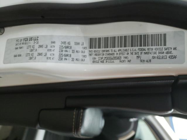 1C4PJMDB3GW285069 Jeep Cherokee Limited
