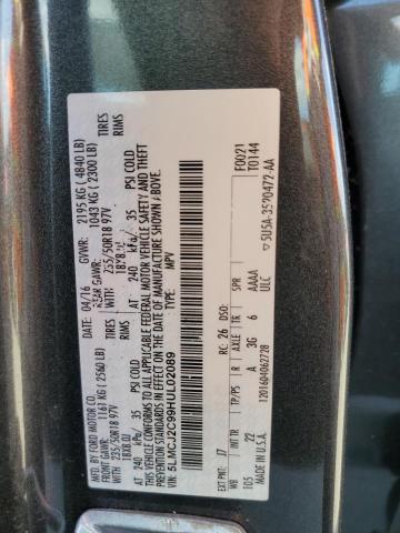 5LMCJ2C99HUL02089 Lincoln MKC SELECT