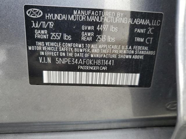 2019 HYUNDAI SONATA LIM - 5NPE34AF0KH811441