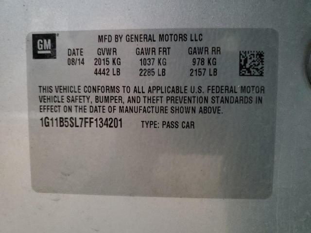 2015 CHEVROLET MALIBU LS