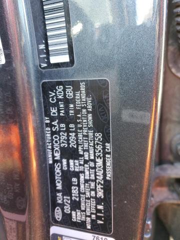 2021 KIA FORTE FE 3KPF24AD3ME356758