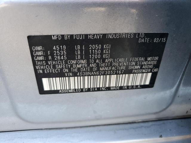 4S3BNAN62F3052167 Subaru Legacy 2.5i Limited