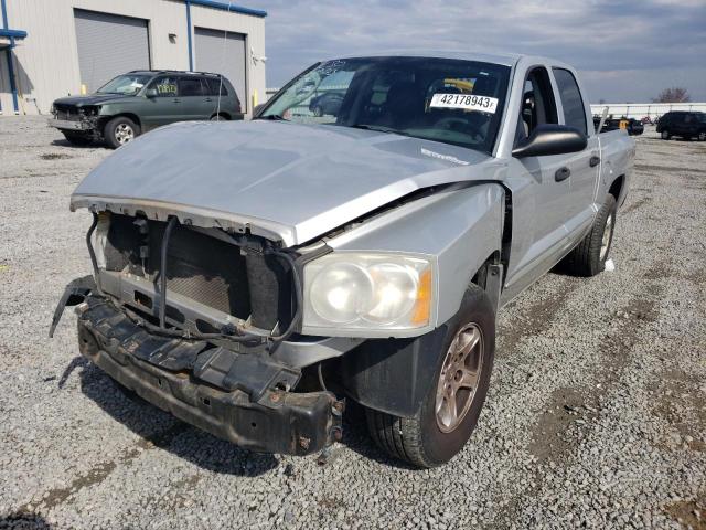 Salvage cars for sale from Copart Earlington, KY: 2006 Dodge Dakota Quad SLT