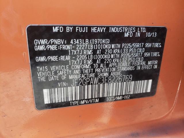 JF2GPAWC3E8226769 Subaru Xv Crosstrek 2.0 Premium