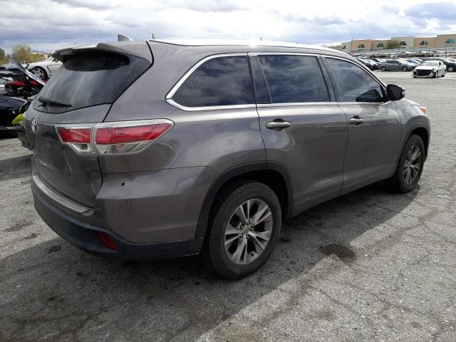 VIN 5TDKKRFH8ES037385 2014 Toyota Highlander, Xle no.3