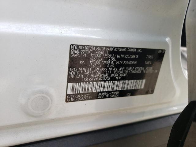 2019 TOYOTA RAV4 XSE - 2T3EWRFVXKW033209
