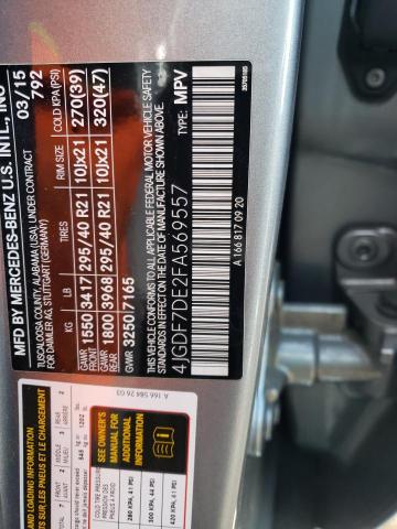 4JGDF7DE2FA569557 Mercedes-Benz Gl 550 4matic