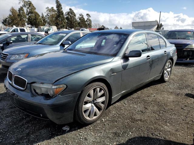 BMW 7 Series salvage cars for sale: 2004 BMW 745 I