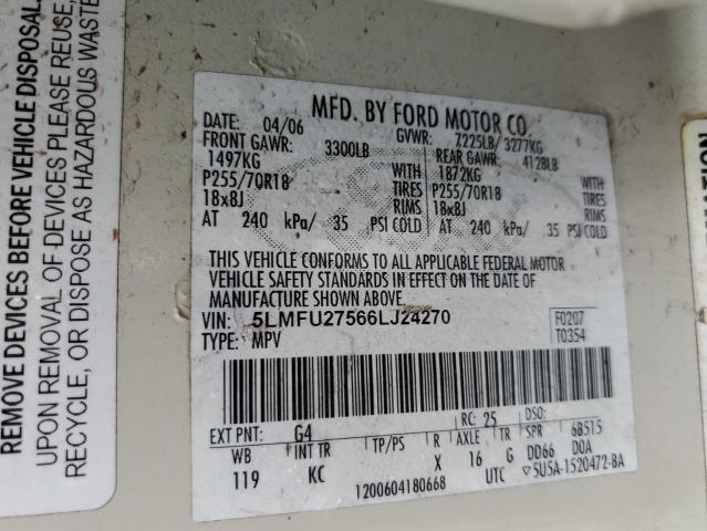 5LMFU27566LJ24270 Lincoln Navigator