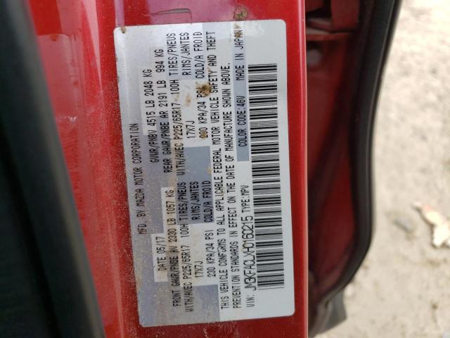 2017 MAZDA CX-5 TOURI JM3KFACLXH0160215