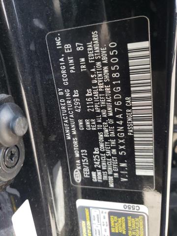 5XXGN4A76DG185050 KIA OPTIMA EX