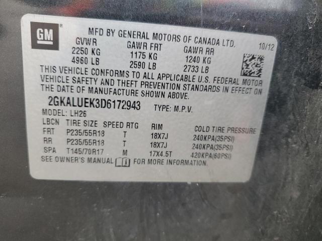 2GKALUEK3D6172943 GMC Terrain Slt