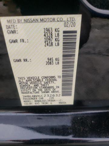 2020 NISSAN ALTIMA S 1N4BL4BVXLC232632