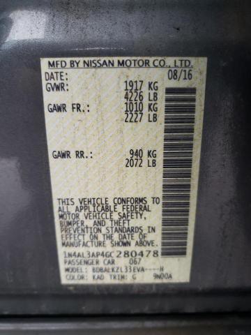2016 NISSAN ALTIMA 2.5 - 1N4AL3AP4GC280478