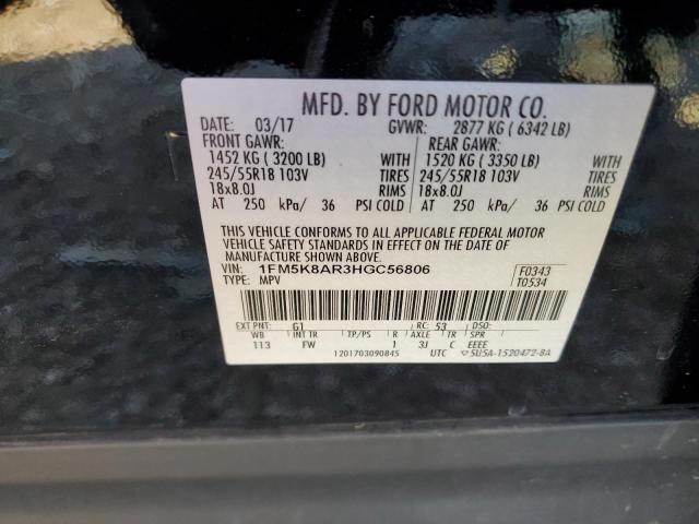 2017 FORD EXPLORER P - 1FM5K8AR3HGC56806