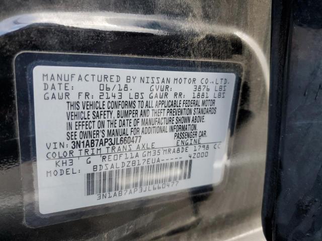 3N1AB7AP3JL660477 Nissan SENTRA S
