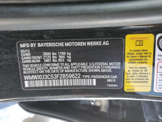 WMWXU3C53F2B59622 Mini Cooper