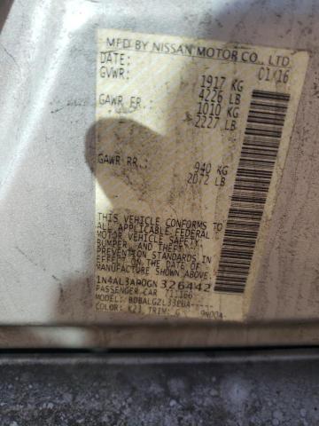 2016 NISSAN ALTIMA 2.5 1N4AL3AP0GN326442