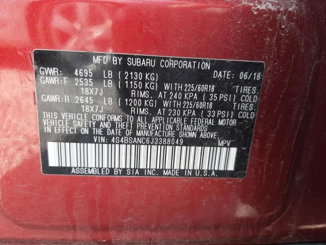 4S4BSANC6J3388049 Subaru Outback 2.5i Limited
