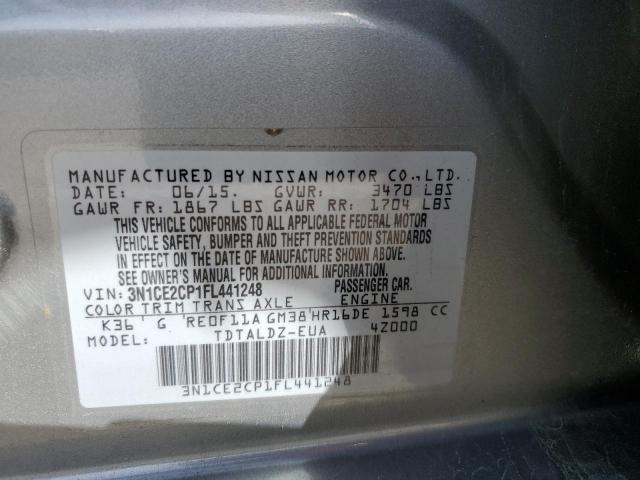 2015 NISSAN VERSA - 3N1CE2CP1FL441248