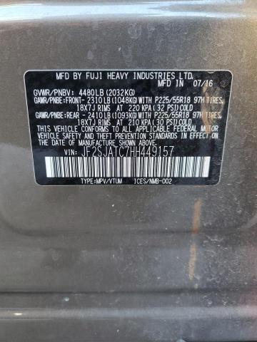 JF2SJATC7HH449157 Subaru Forester 2.5i Touring