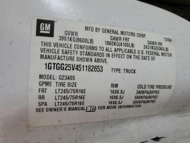 1GTGG25V451182653 GMC Savana G2500