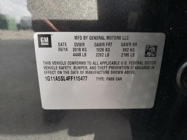 2015 CHEVROLET MALIBU LS 1G11A5SL4FF115477