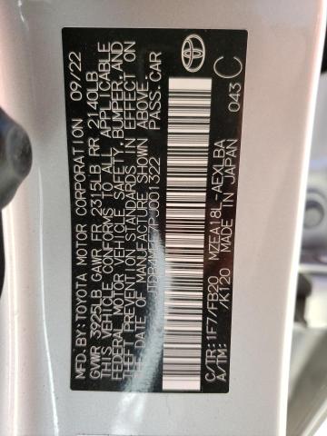 2023 TOYOTA COROLLA LE JTDB4MEE7PJ001322