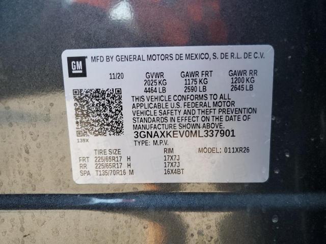 3GNAXKEV0ML337901 Chevrolet Equinox