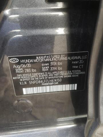 VIN 5NPD84LF7LH614150 2020 HYUNDAI ELANTRA no.12