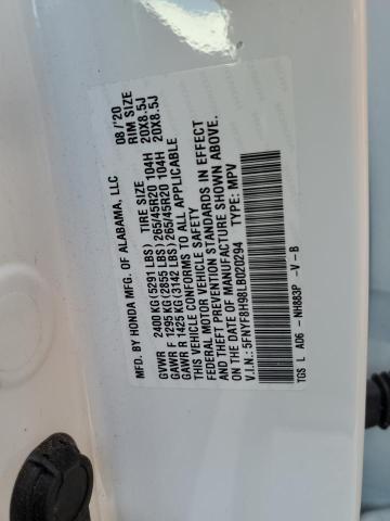 2020 HONDA PASSPORT T - 5FNYF8H98LB020294
