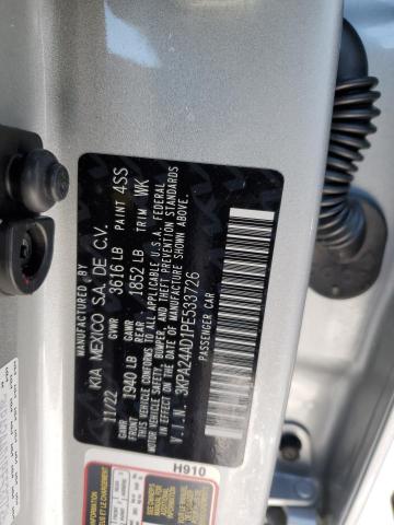 3KPA24AD1PE533726 KIA RIO LX