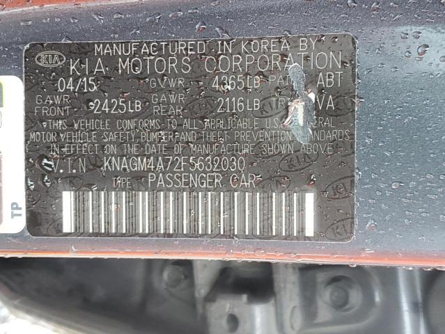 KNAGM4A72F5632030 KIA Optima Lx