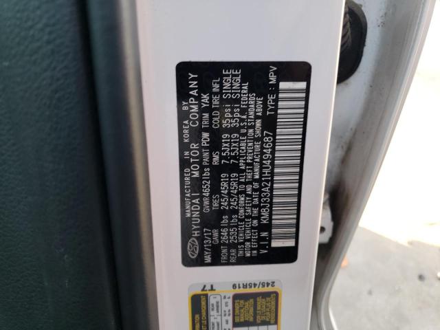 2017 HYUNDAI TUCSON LIM - KM8J33A21HU494687