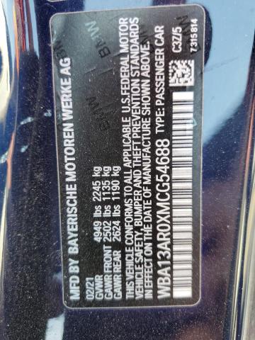 2021 BMW M440XI - WBA13AR0XMCG54688