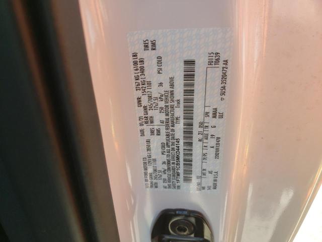 2021 FORD F150 1FTMF1CB5MKD44145